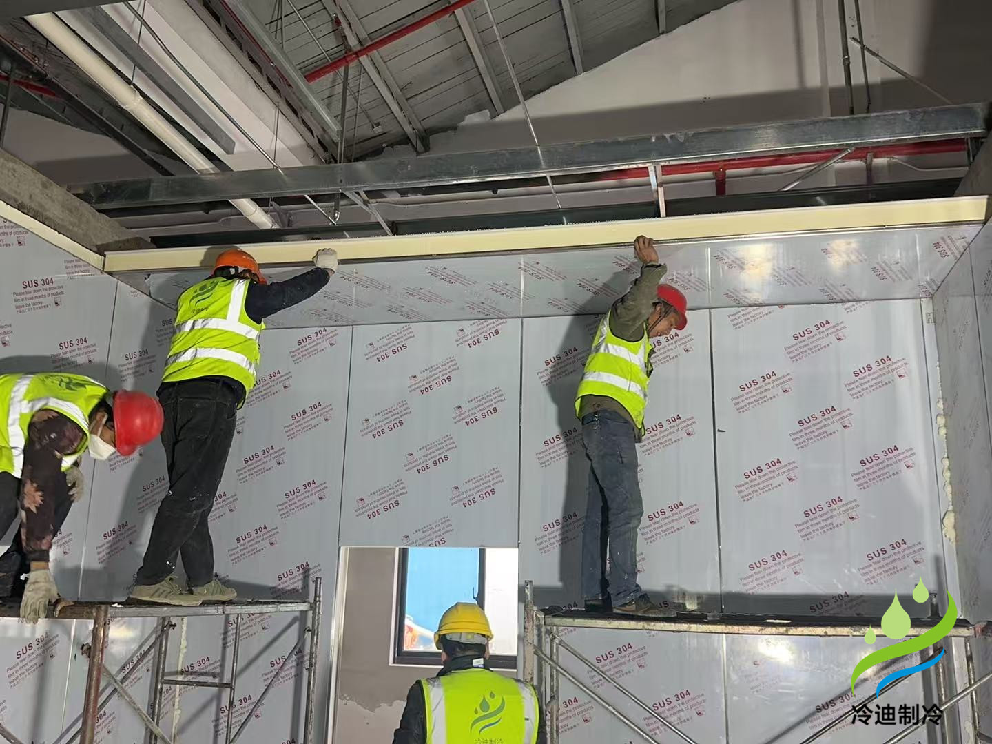 上海奉賢中央廚房冷庫(kù)建造案例